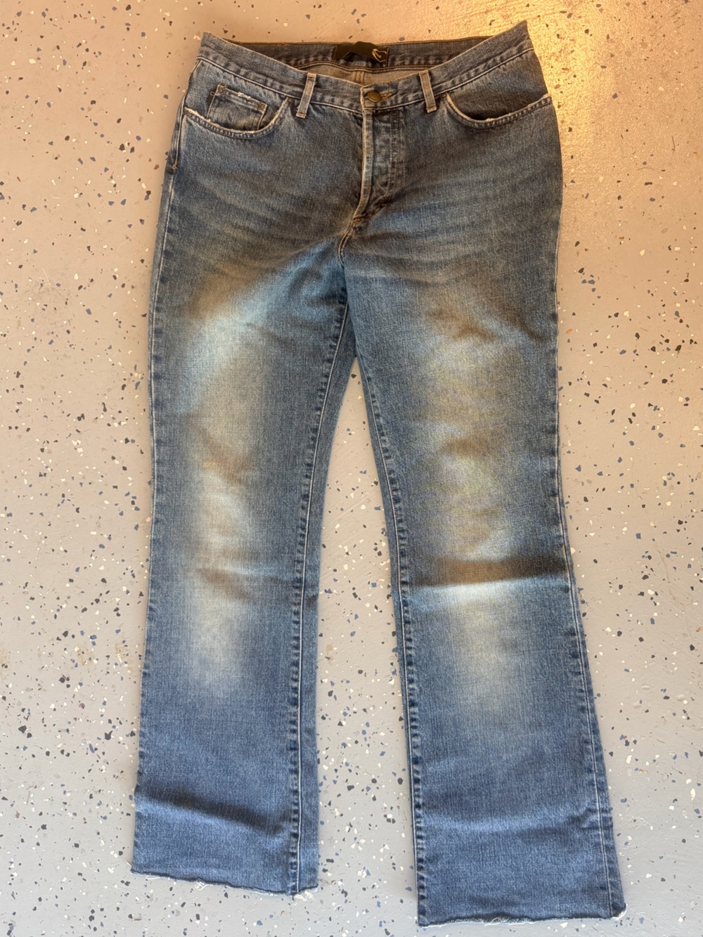 JUST CAVALLI Women's Blue Cotton Jeans - Made in Italy sz 10